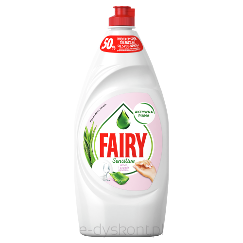 Fairy Płyn Do Mycia Naczyń Sensitive Aloes I Jaśmin 900 Ml