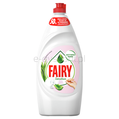 Fairy Płyn Do Mycia Naczyń Sensitive Aloes I Jaśmin 900 Ml