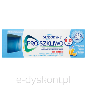 Sensodyne Proszkliwo Dla Dzieci Pasta Z Fluorem Do Zębów Chroniąca Szkliwo Do Zębów Mlecznych I Stałych 6-12 Lat, 50 Ml