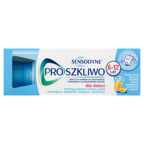 Sensodyne Proszkliwo Dla Dzieci Pasta Z Fluorem Do Zębów Chroniąca Szkliwo Do Zębów Mlecznych I Stałych 6-12 Lat, 50 Ml