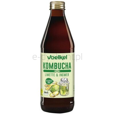 Voelkel Kombucha Limonka-Imbir Bio 330 Ml