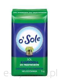 O'Sole Sól Warzona Do Przetworów, Niejodowana 1 Kg