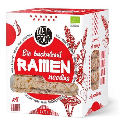 Diet Food Makaron Gryczany Ramen  Bezgl.Bio 280 G
