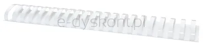 Grzbiety do bindowania OFFICE PRODUCTS, A4, 51mm (510 kartek), 50 szt., białe
