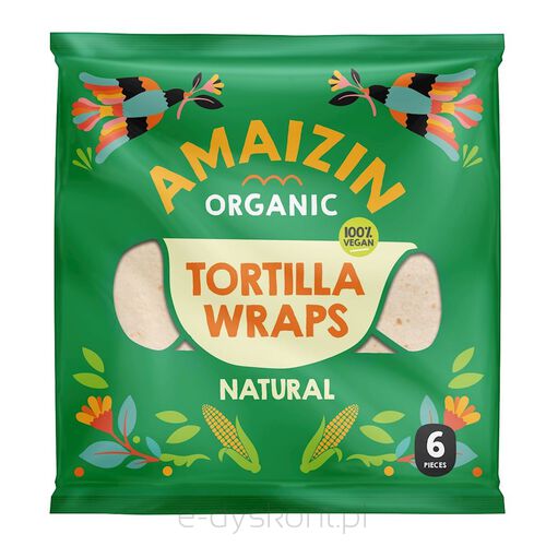 Tortilla Wraps Bio (6 Szt.) 240 G - Amaizin [BIO]