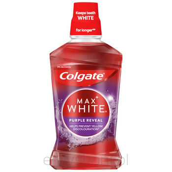 Colgate Płyn Do Płukania Jamy Ustnej Max White Purple Reveal 500 Ml