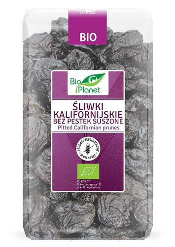 Śliwki Kalifornijskie Suszone Bezglutenowe Bio 1 Kg - Bio Planet [BIO]