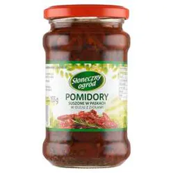 Pomidory Suszone W Oleju Z Ziołami Paski Słoneczny Ogród 314 Ml