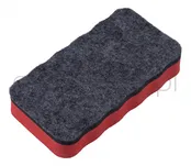 Gąbka Magnetyczna Office Products, Do Tablic Suchościeralnych, 110X57X20Mm, Z Zawieszką, Czerwona - 4