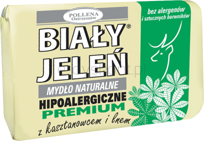 Biały Jeleń Mydło Naturalne Z Ekstraktem Z Kasztanowca 100G