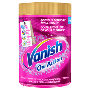 Vanish Oxi Action Odplamiacz Do Tkanin W Proszku 625 G