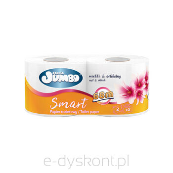 Słonik Jumbo Papier Toaletowy Smart 68 M (2X34M)