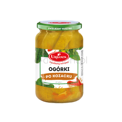 Urbanek Ogórki po kozacku 680g/350g 