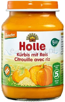 Słoiczek dynia z ryżem od 5 m-ca BIO 190 g