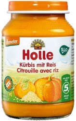 Holle Słoiczek dynia z ryżem od 5 m-ca BIO 190 g