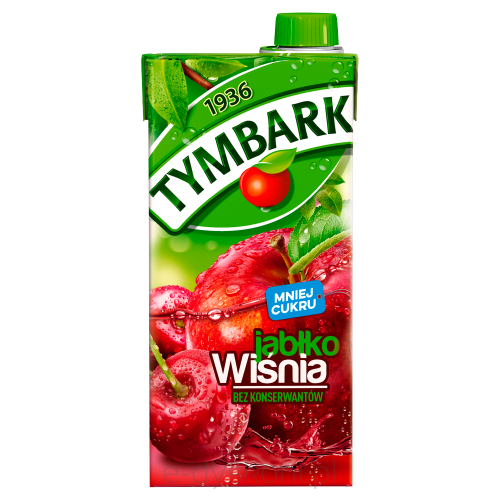 Tymbark Napój Jabłko Wiśnia 1 L