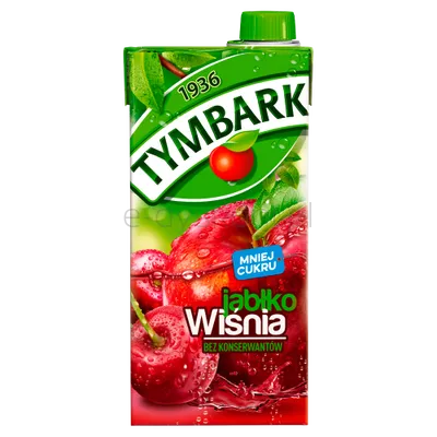 Tymbark Napój jabłko wiśnia 1 l