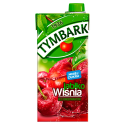 Tymbark Napój jabłko wiśnia 1 l