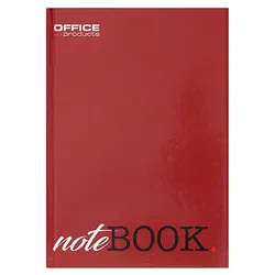 Brulion OFFICE PRODUCTS, A4, w linie, 96 kart., mix kolorów