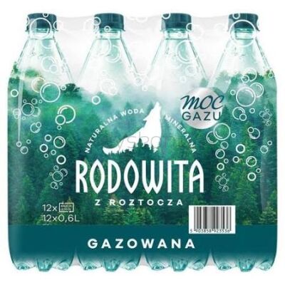 Rodowita Woda Delikatnie Gazowana 0,6L SK