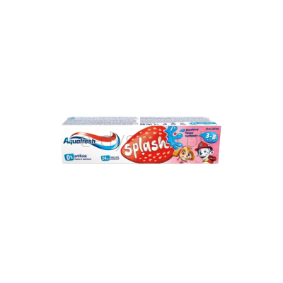 Aquafresh Pasta Do Zębów Splash Strawberry z fluorkiem 50 ml