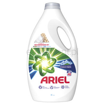 Ariel Płyn Do Prania Mountain Spring Clean Fresh 48 Prań 2400 Ml