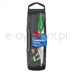 Cyrkiel metalowy KEYROAD, w etui, z ołówkiem, pakowany w display, mix kolorów - 3