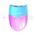 Keyroad Temperówka plastikowa, pastel, podwójna, z pojemnikiem, blister, mix kolorów - 2