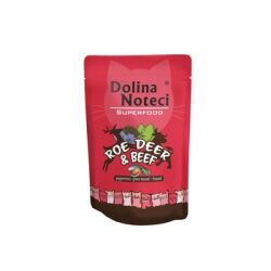 Dolina Noteci Superfood Mokra karma saszetka dla kota sarna i wołowina 85g