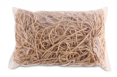 Office Products Gumki recepturki średnica 130mm, 1,5x3mm, 60% kauczuku, 1000g, zgrzewka, naturalne 
