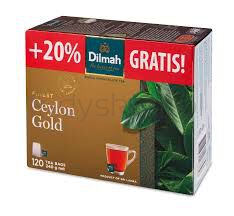 Dilmah Herbata Ceylon Gold, 100 torebek +20 gratis