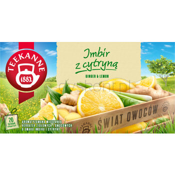 Teekanne Herbata Owocowo-Ziołowaimbir Z Cytryną 20 Torebek