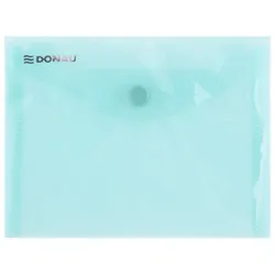 Donau Teczka kopertowa zatrzask, PP, A6, 180mikr., zielona