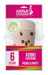 Anna  Zaradna Kubki Papierowe 200 Ml, 6 Szt., Mix Kolorów - 5