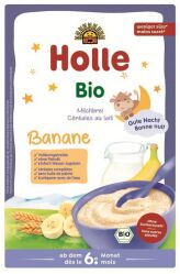 Holle Kaszka pełnoziarnista mleczno bananowa bez dodatku cukru od 6 msc. BIO 250 g
