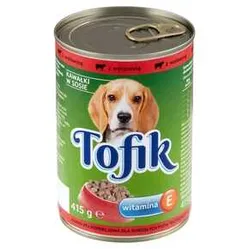 Karma Pies Tofik Z Wołowiną W Sosie 415G Mw Dobry Wybór Pusz