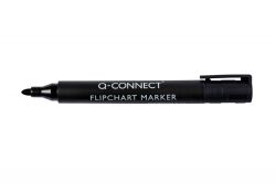 Q-Connect Marker Do Flipchartów Okrągły, Czarny