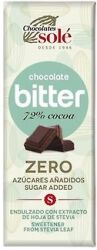 Sole Czekolada Gorzka 72% Kakao Bez Dodatku Cukru Ze Stewią Keto 25 G