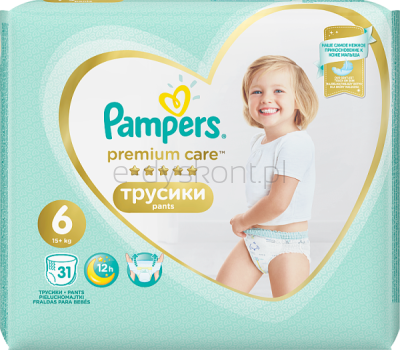 Pampers Premium Care Pants, Rozmiar 6, 31 Pieluchomajtek