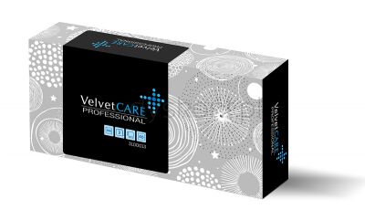 Velvet Chusteczki Kosmetyczne Celulozowe Professional Box, 2-Warstwowe, 100 Listków, Biały
