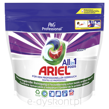 Ariel Kapsułki Do Prania Professional All-In-1 Pods Color+ 1230 G (60X205 G)