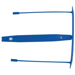 Office Products Klipsy archiwizacyjne E-Clip, grubość pliku max. 7cm, niebieski