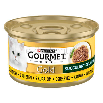 Gourmet Gold Succulent Delights Z Kurczakiem 85G