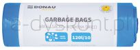 Donau Home Worki na śmieci do segregacji, papier (LDPE), 120l, 10 szt., niebieskie - 2