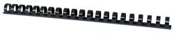 Office Products Grzbiety do bindowania A4, 16mm (145 kartek), 100 szt., czarne 