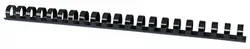 Office Products Grzbiety do bindowania A4, 16mm (145 kartek), 100 szt., czarne 