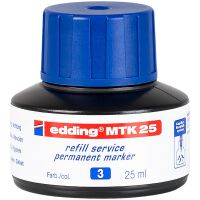 Edding Tusz do uzupełniania markerów permanentnych E-MTK 25 niebieski [BIURO]