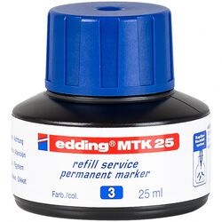 Edding Tusz do uzupełniania markerów permanentnych E-MTK 25 niebieski [BIURO]