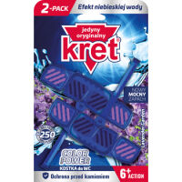 Kret Kostka Wc Color Power Lavender Garden 2X40G