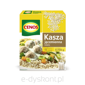 Cenos Kasza Jęczmienna Wiejska 4 X 100 G 